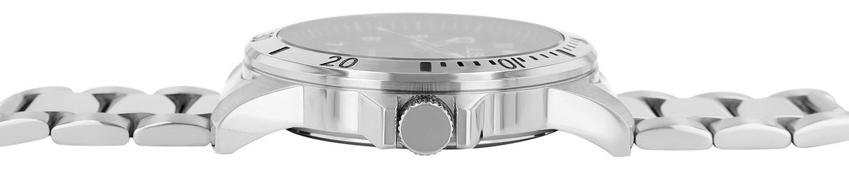 JUST Herenhorloge van roestvrij staal JU20167 roestvrijstalen band, Ø 43 mm, 10 ATM, modern, tijdloos
