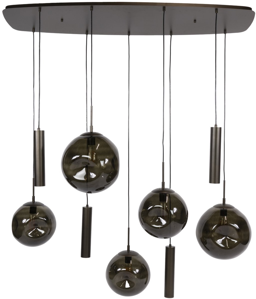 Giga Living Hanglamp Stellar Pendel - Bruin Metaal - 135x60x150cm