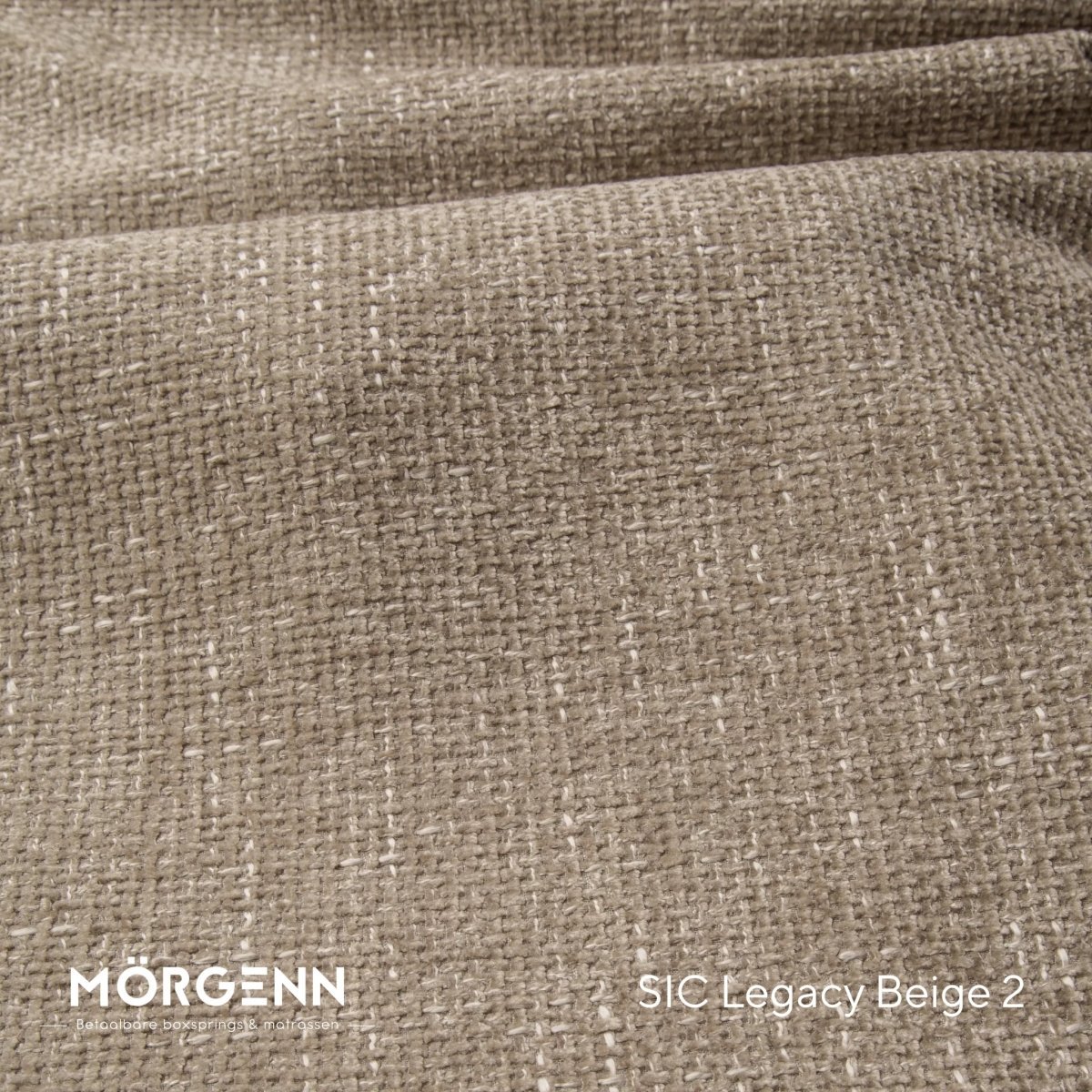 Mörgenn SIC Legacy Stofstaal - Meubelstof voor Boxspring en Bed - Beige 2