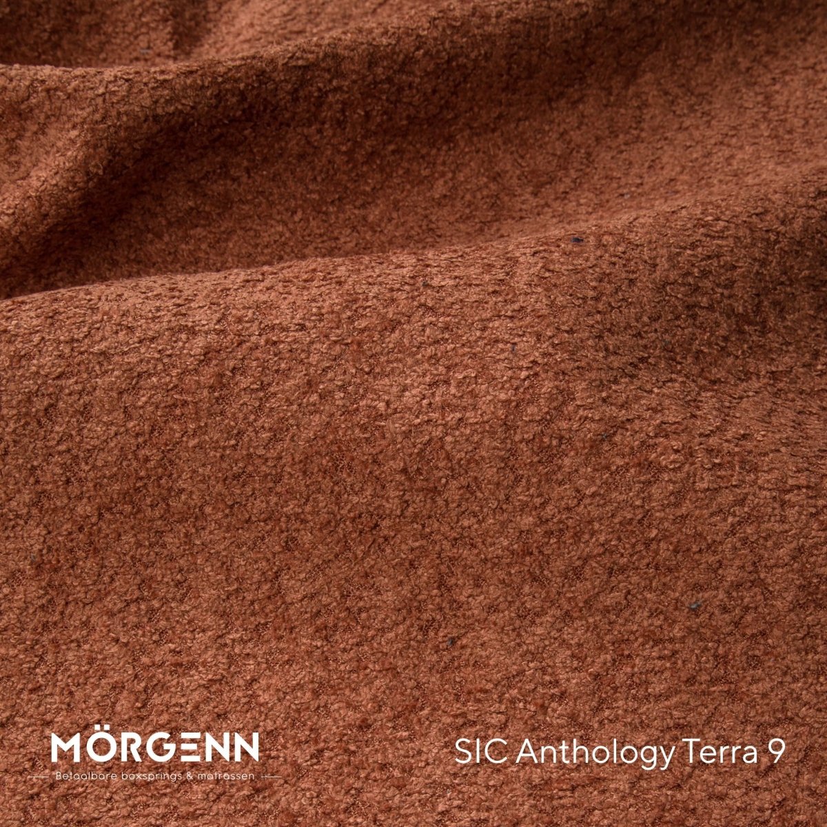 Mörgenn SIC Anthology Stofstaal - Bouclé Stof voor Boxspring en Bed - Terra 9