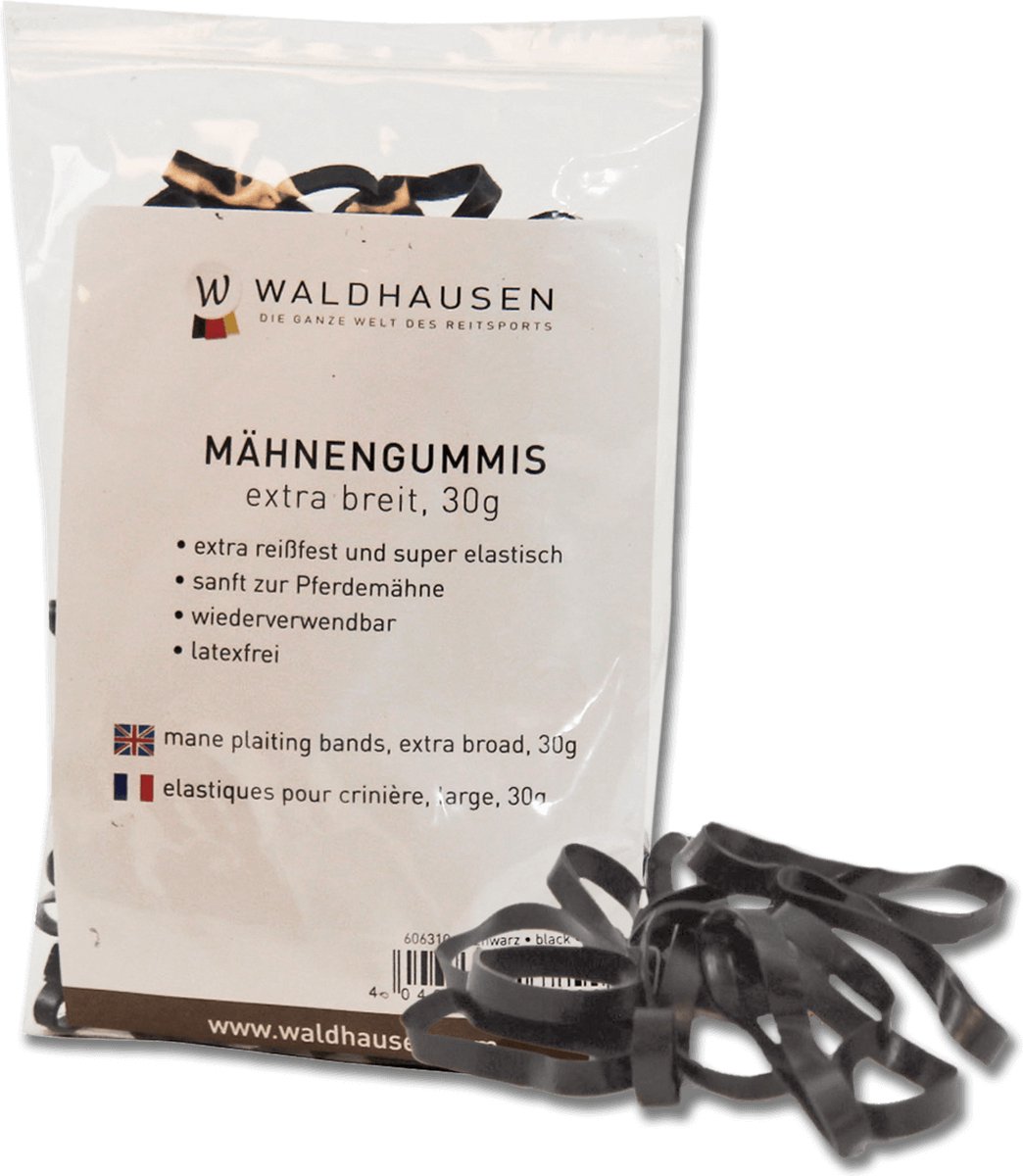 Mane Plaiting Bands, Extra Broad |