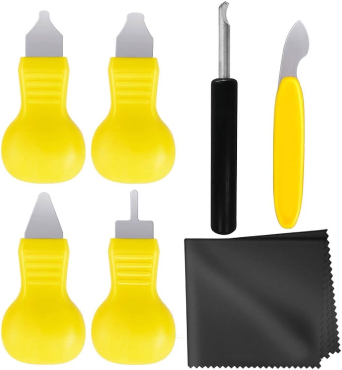 Watch Battery Vervangingsgereedschap Kit met 6 Stuks Horloge Achterklep Verwijder Tools voor Horloge Reparatie - Horloge Accu Gereedschap - Horloge Onderhoud