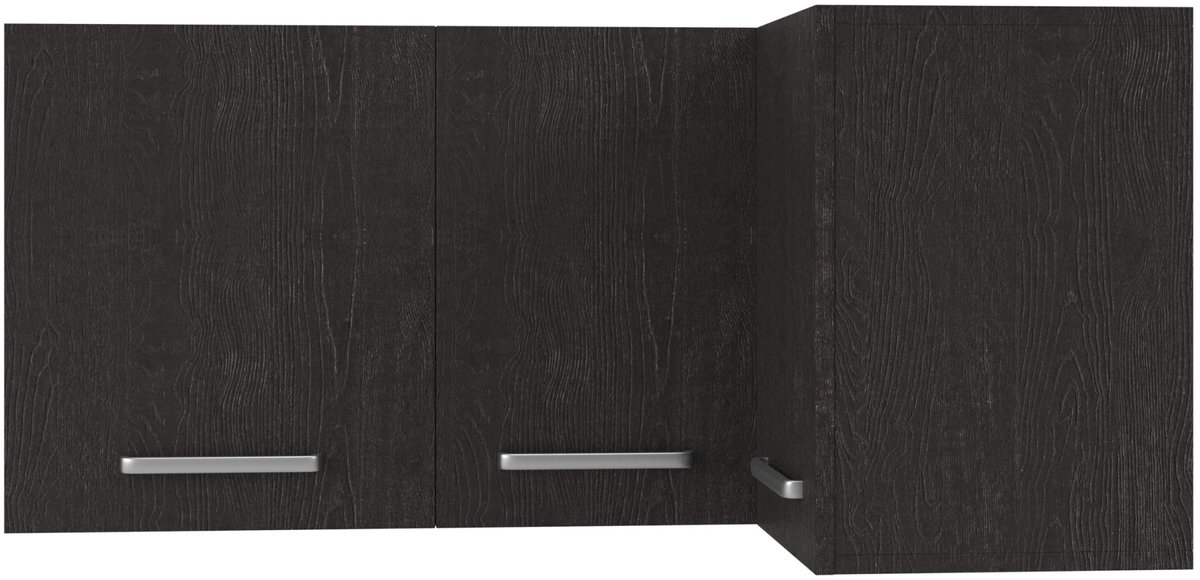Wasophoogte® Keukenkast - Bovenkast keuken - Module O15 - 1150(D)*700(B)*530(H) mm - Zwart