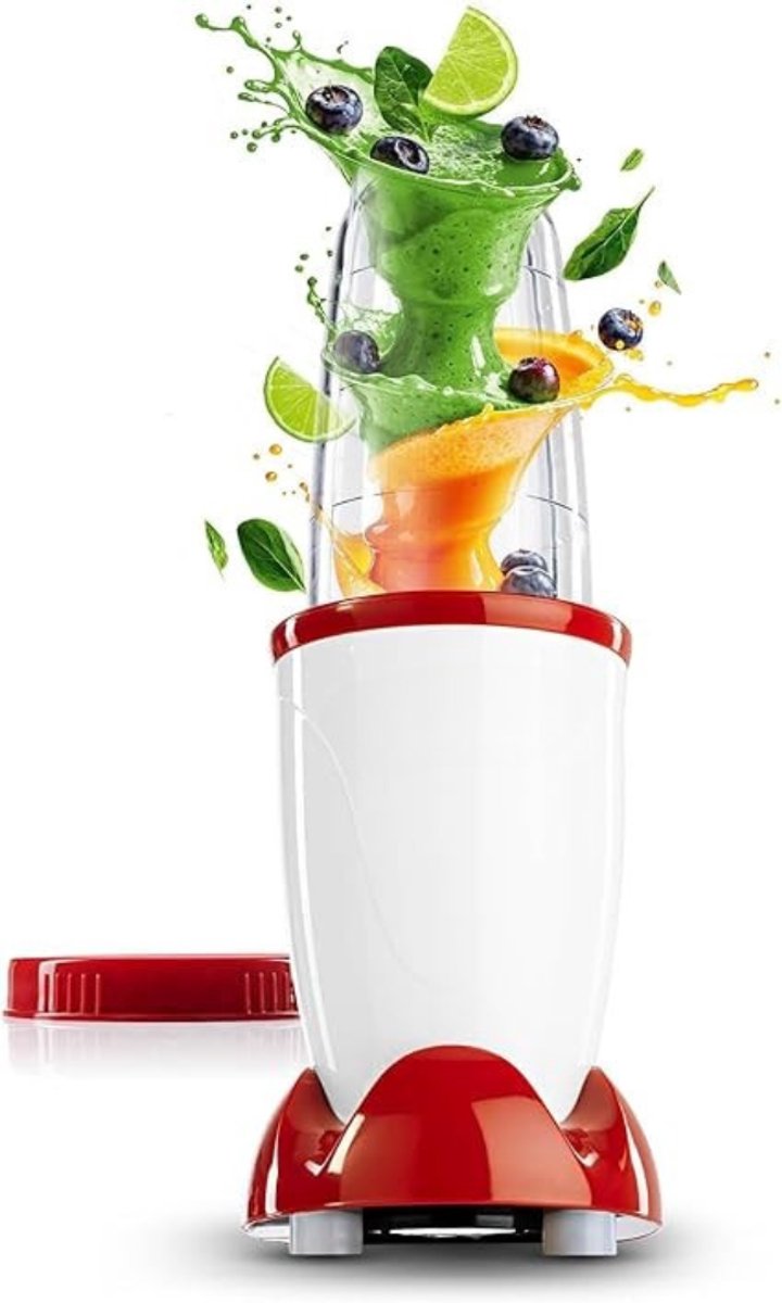 RONN® Mixer staafmixer - Mixer - Mixer handmixer - Wit / Rood - 10cm x 10cm x 20cm