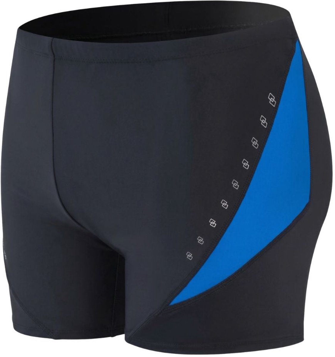 Zwemboxer Aero Curve Lightblue / Black - Maat XXL - Zwemboxer Heren Lichtblauw - Swimwearclub