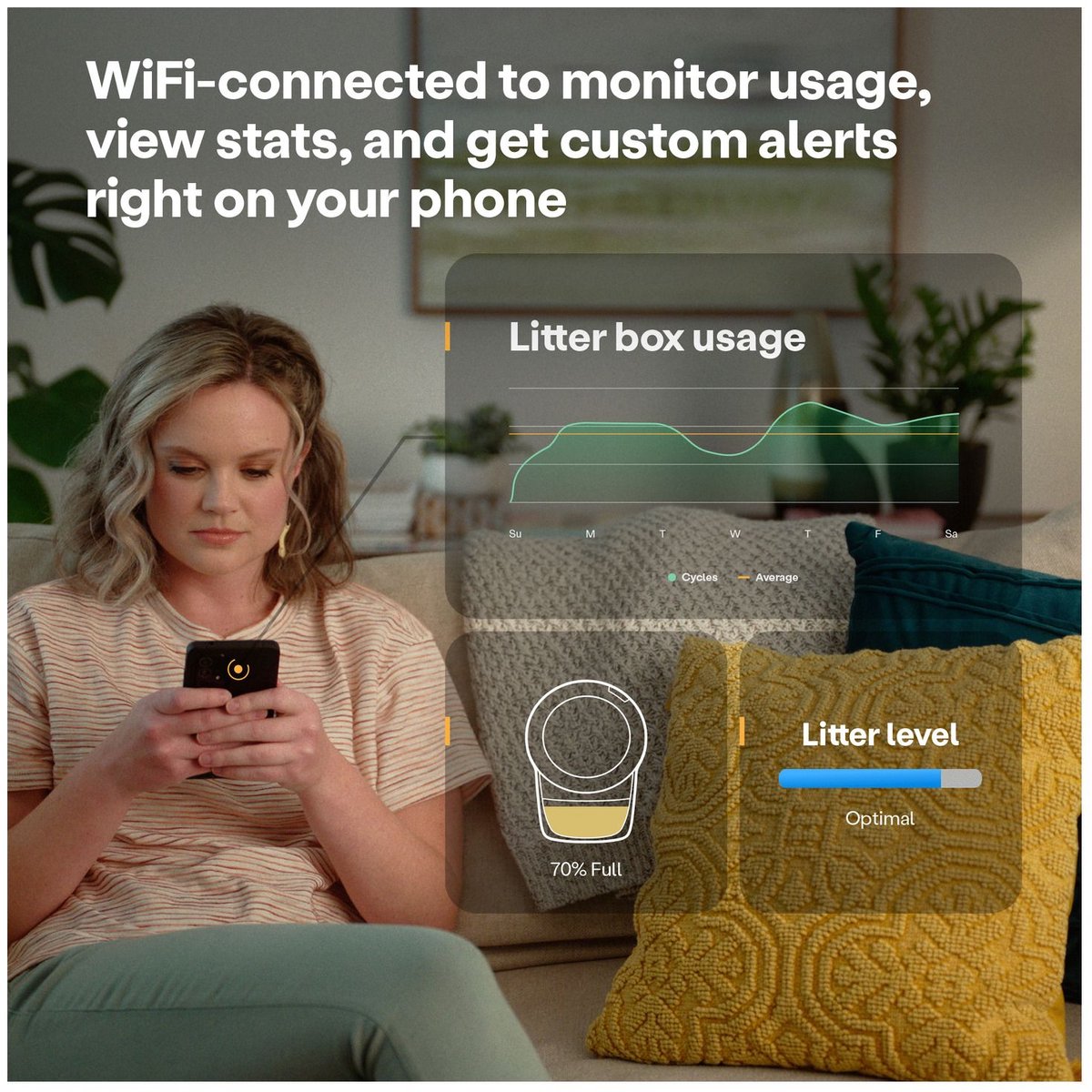 Litter-Robot 4 - Zelfreinigende kattenbak met Whisker app thumbnail 6