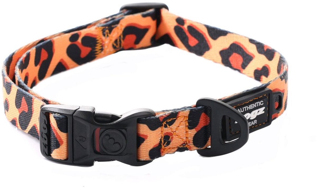 Rogz Fusion Halsband Leopard - Hondenhalsband - Xl