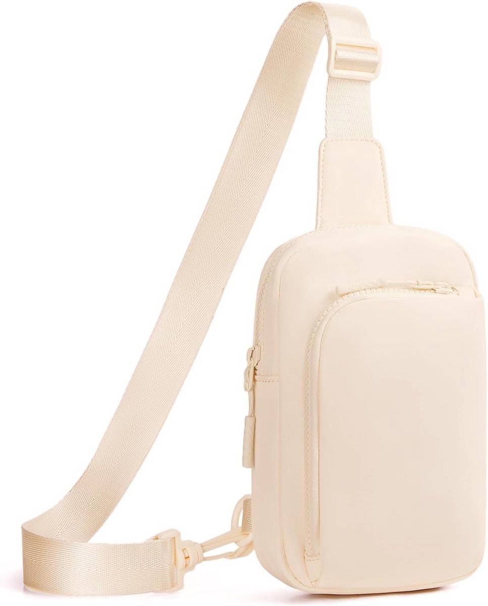Moderne Kleine Crossbody Tas voor Heren en Dames - Borsttas en Heuptas met Verstelbare Riem