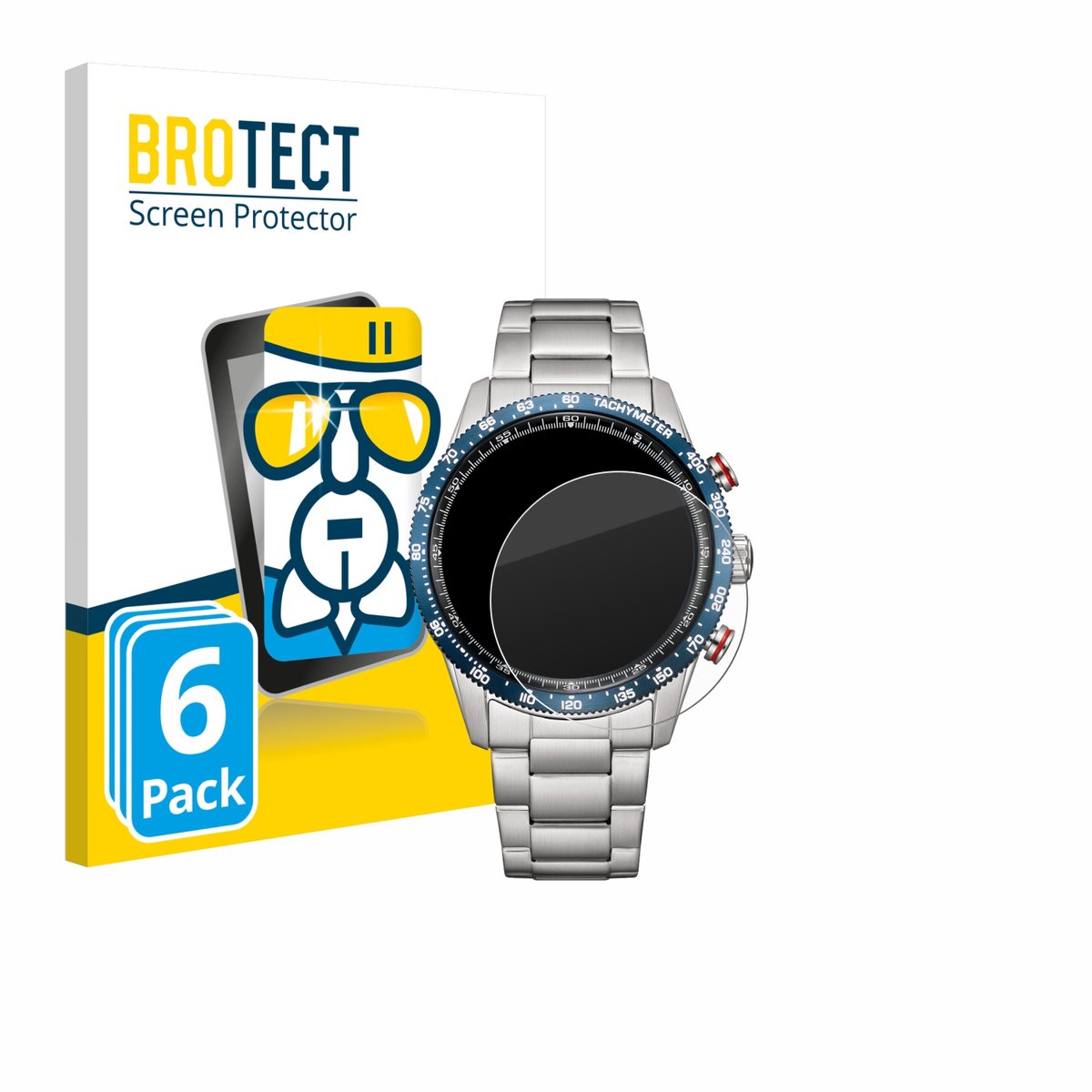 Screenprotector 6 Stuks voor Citizen CA4716-50L Beschermglas transparant