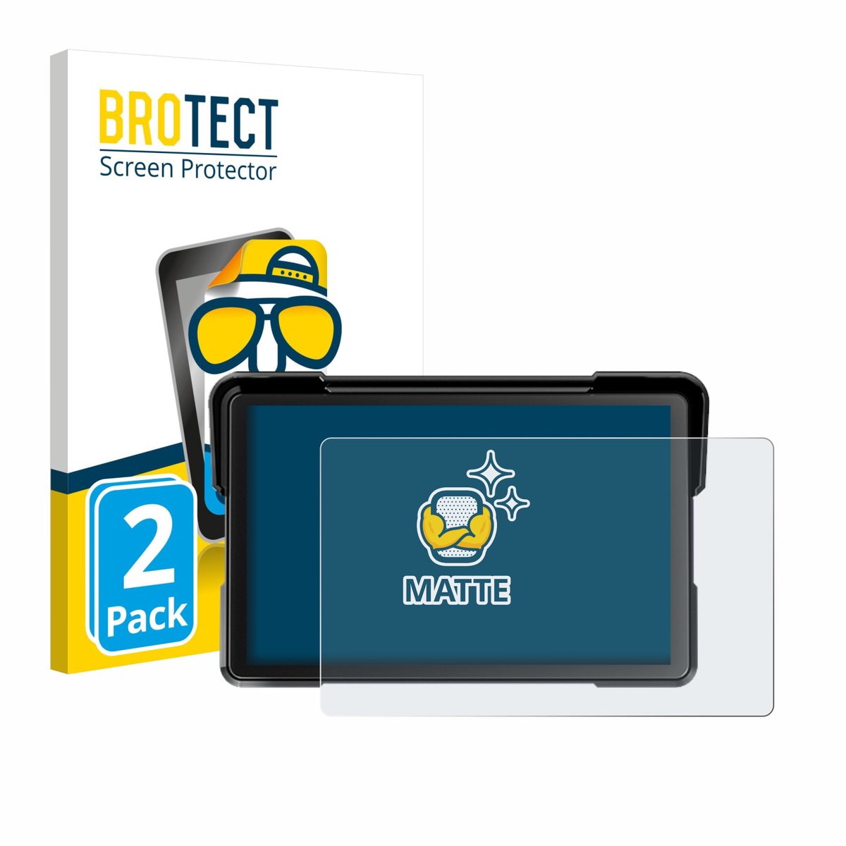 BROTECT - Screenprotector voor NFOIEIS Basico 7" - Folie Beschermfolie matte 2 Stuks