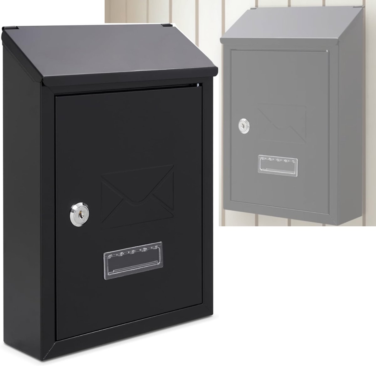 NBAP® Postvanger - Brievenbus Zak - Postzak - Zwart