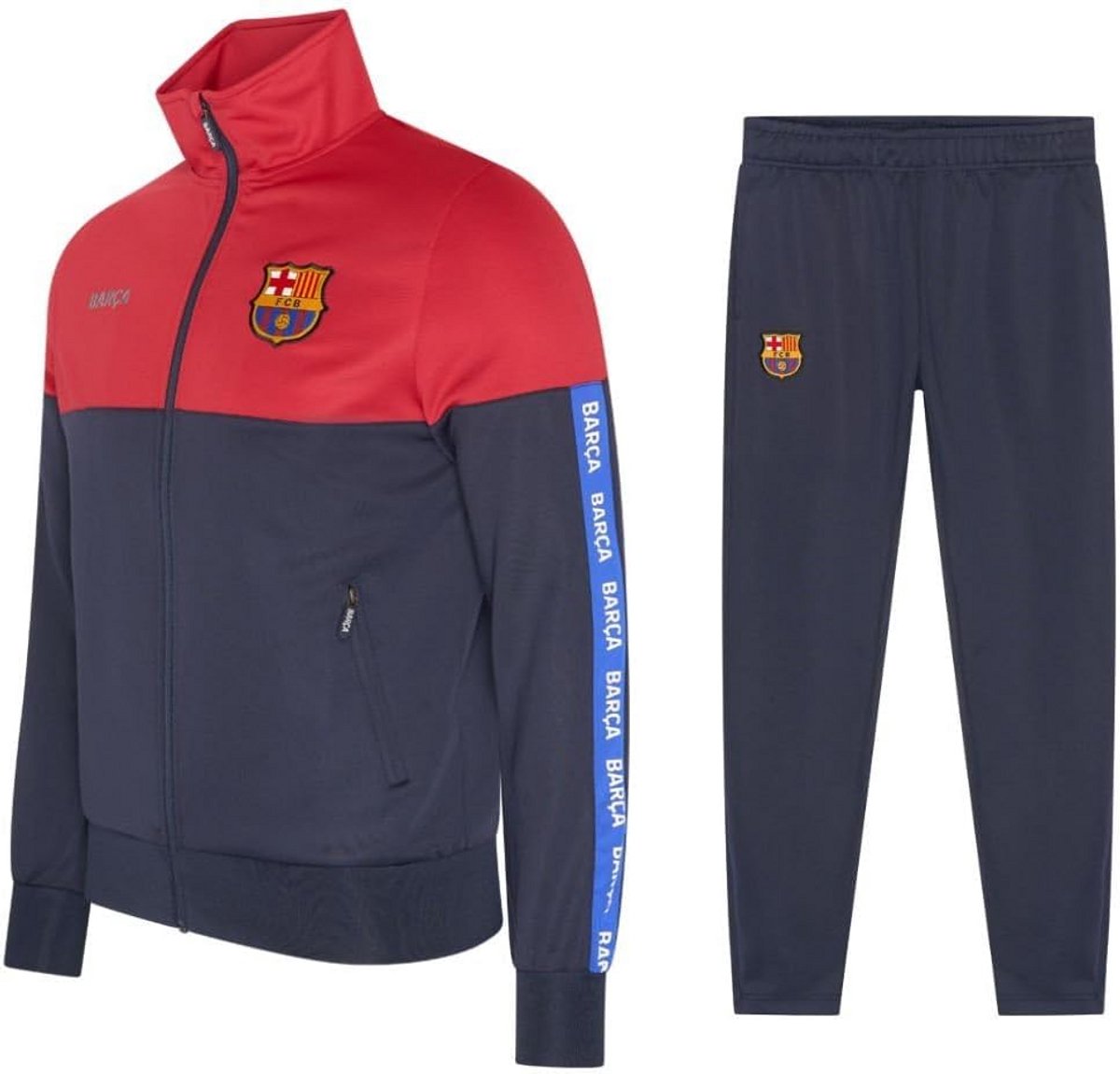 Officiële Voetbal Trainingspak Kinderen Blauw Rood - Seizoen 2024/2025