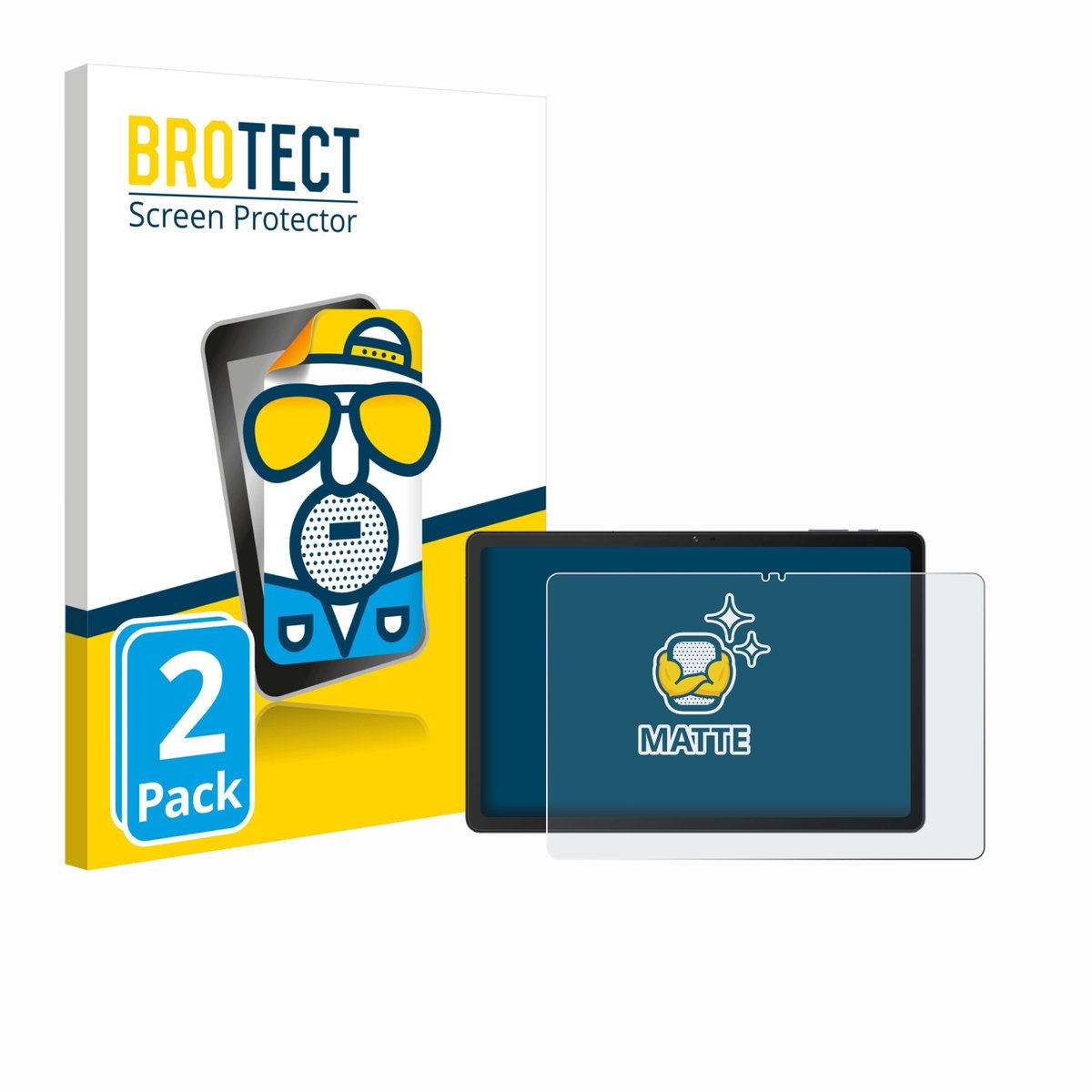 BROTECT - Screenprotector voor VALE Tablet V11E LTE - Folie Beschermfolie matte 2 Stuks