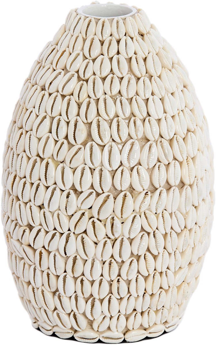 Light&living Vaas deco Ø19x28 cm SHELL crème