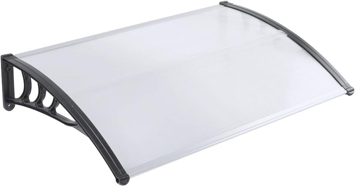 Regendak voor Deur en Raam - Waterdichte Overkapping Polycarbonaat 150 cm Breed