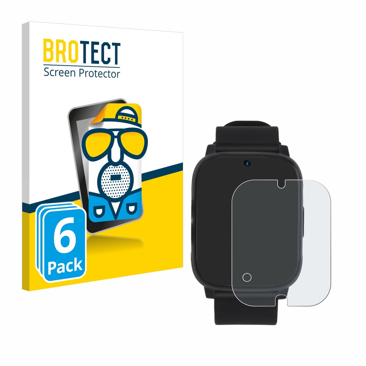 BROTECT - Screenprotector voor NikuTRAX NC83S - Folie Beschermfolie matte 6 Stuks