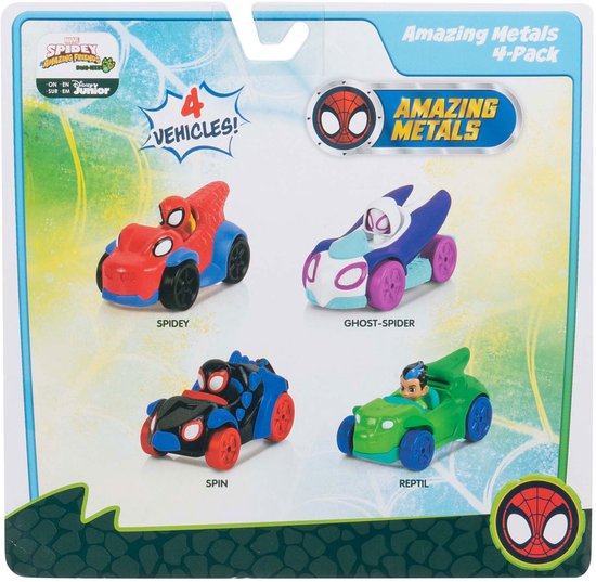 Spidey and His Amazing Friends - 4 Bundle Pack Amazing Metals | bol