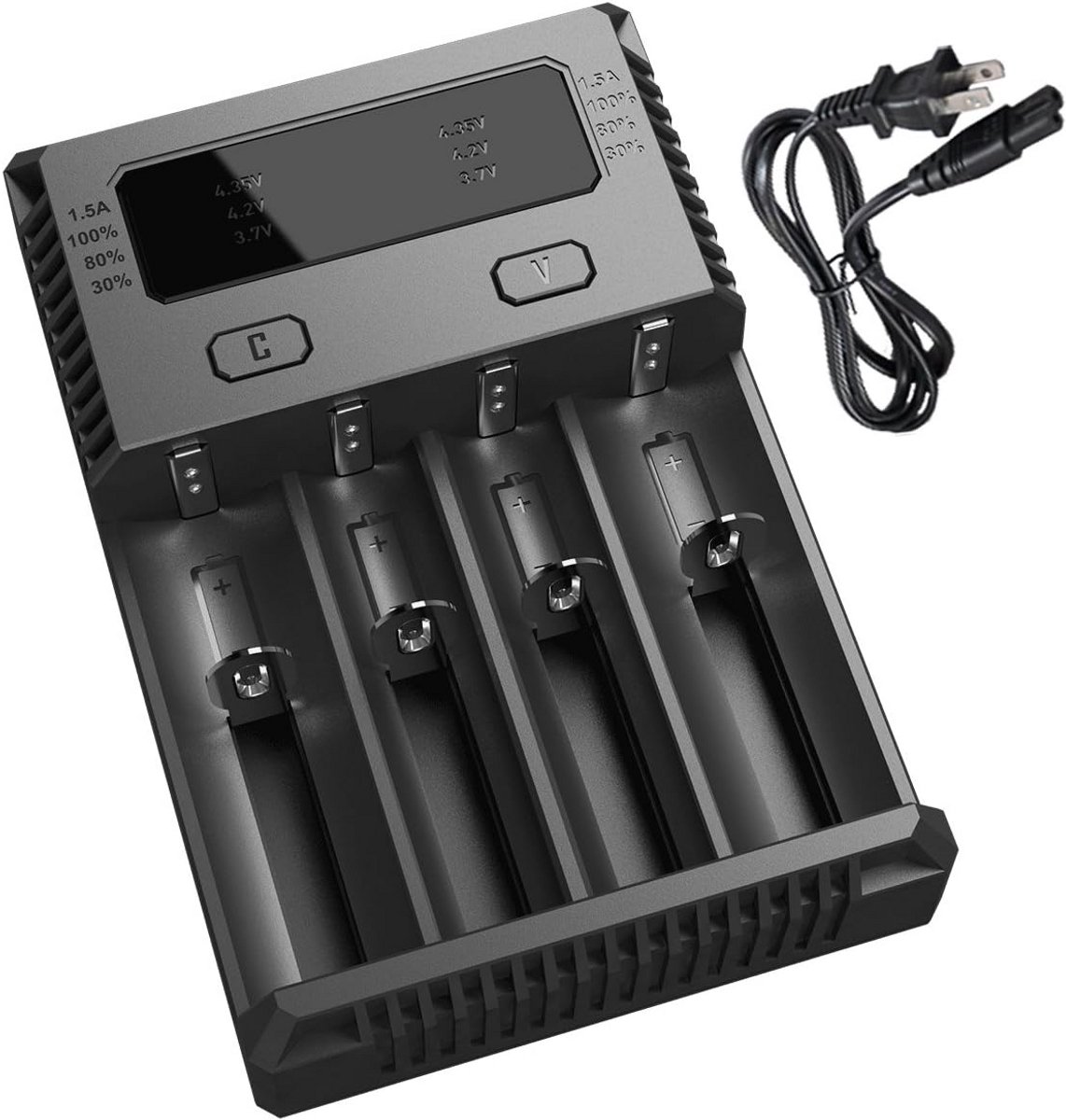 NiteCore NCI4 Intelligente 4-batterij laadstation