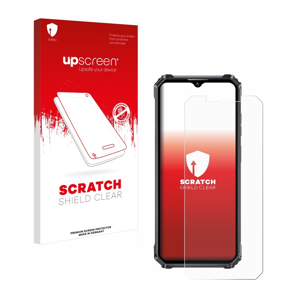 upscreen - Screenprotector voor Oukitel WP28E - Folie Beschermfolie transparant
