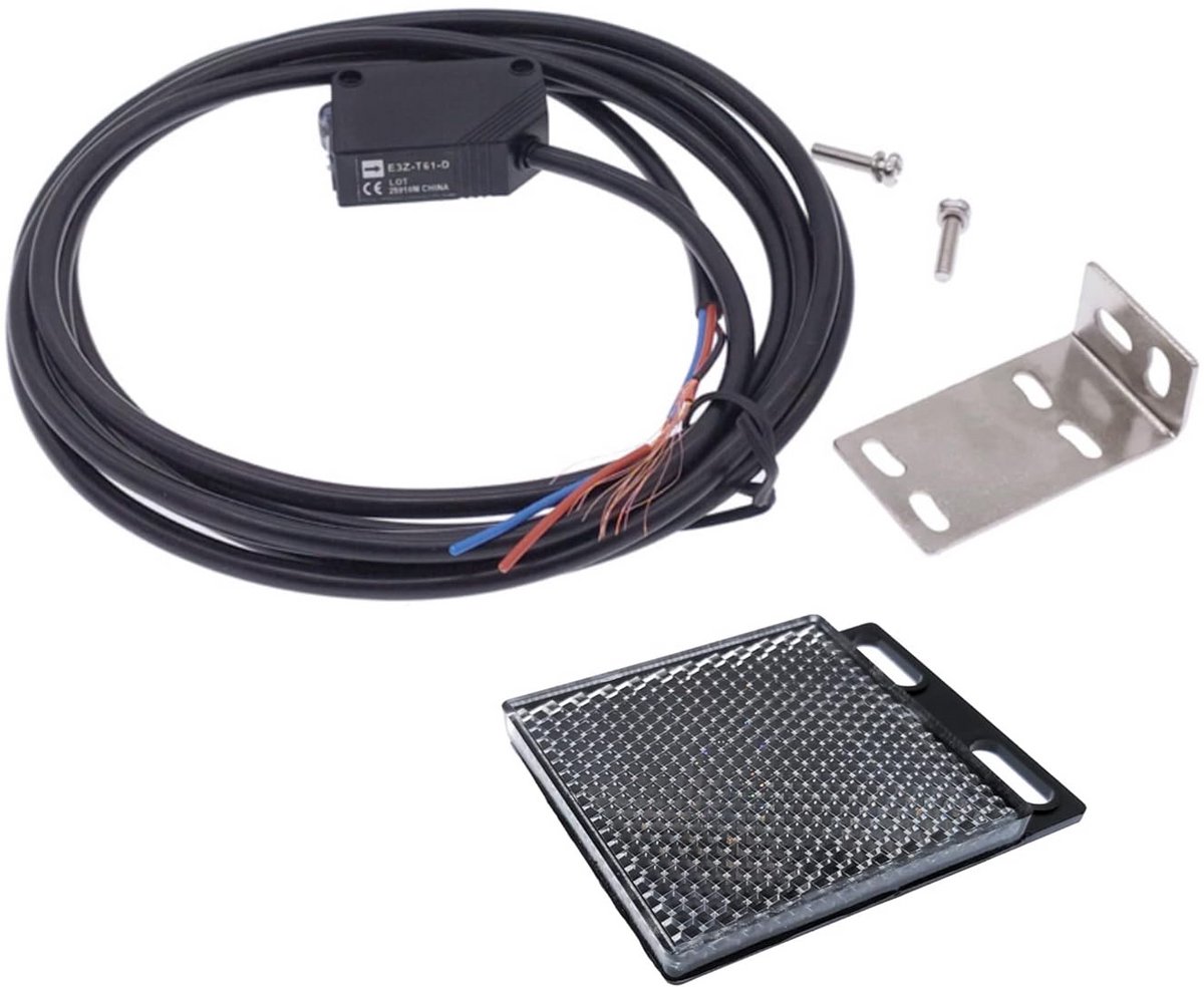 Reflectorlichtsensor 12-24V DC NPN Schakelbaar Bereik tot 2 Meter