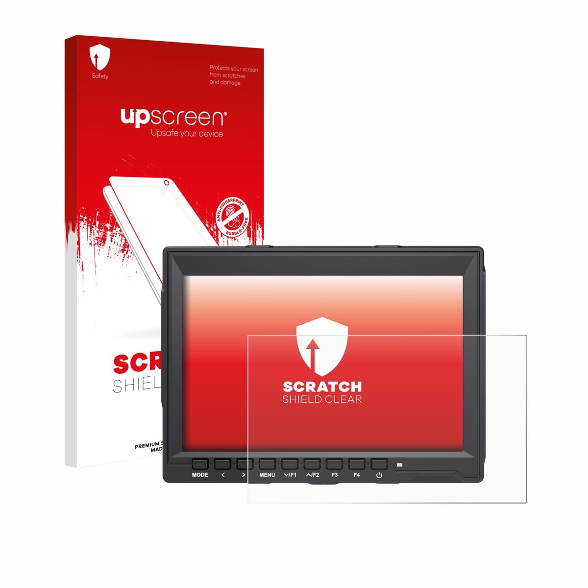 upscreen - Screenprotector voor Feelworld FW759 7" - Folie Beschermfolie transparant