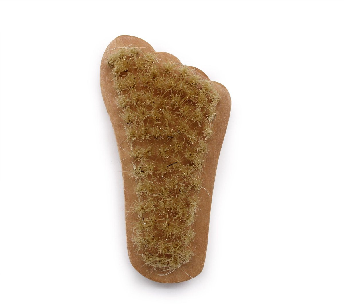 Mini voetvormige borstel
