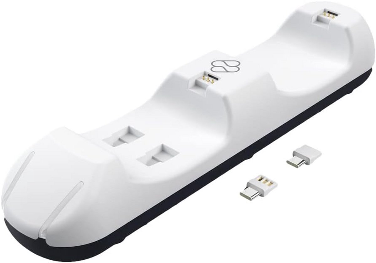 Laadstation voor PS5 DualSense-controllers - Snel en Veilig Opladen met LED-Indicatie