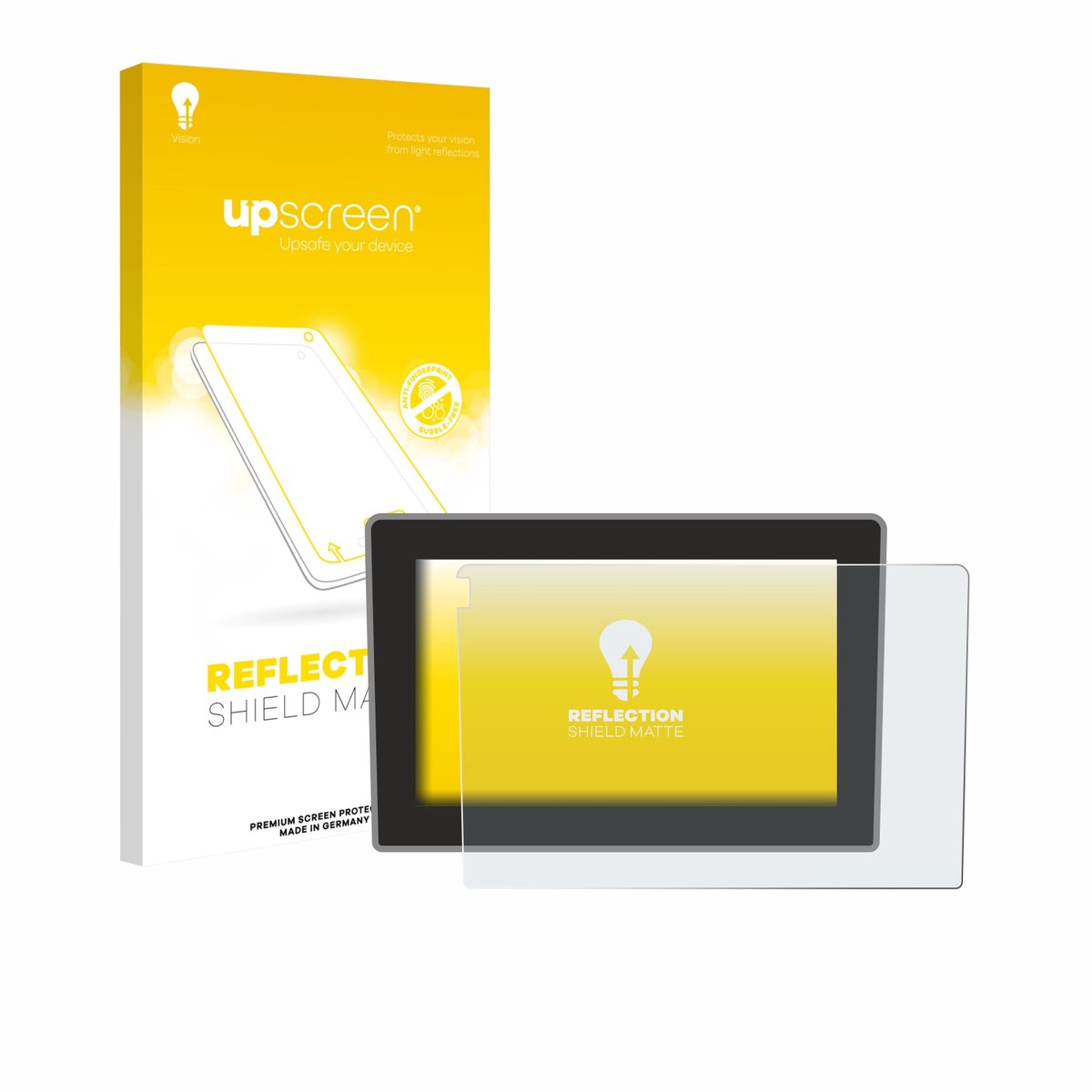 upscreen - Screenprotector voor Dynavin D9-55 - Folie Beschermfolie anti glare matte