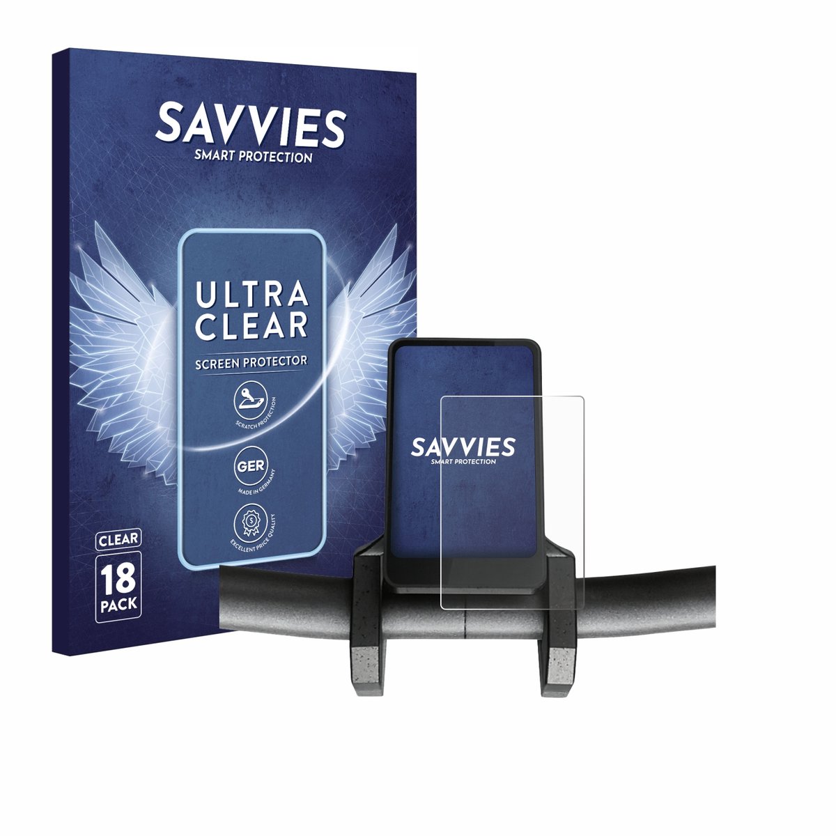 Savvies - Screenprotector voor Joyor T6 - Folie Beschermfolie transparant 18 Stuks