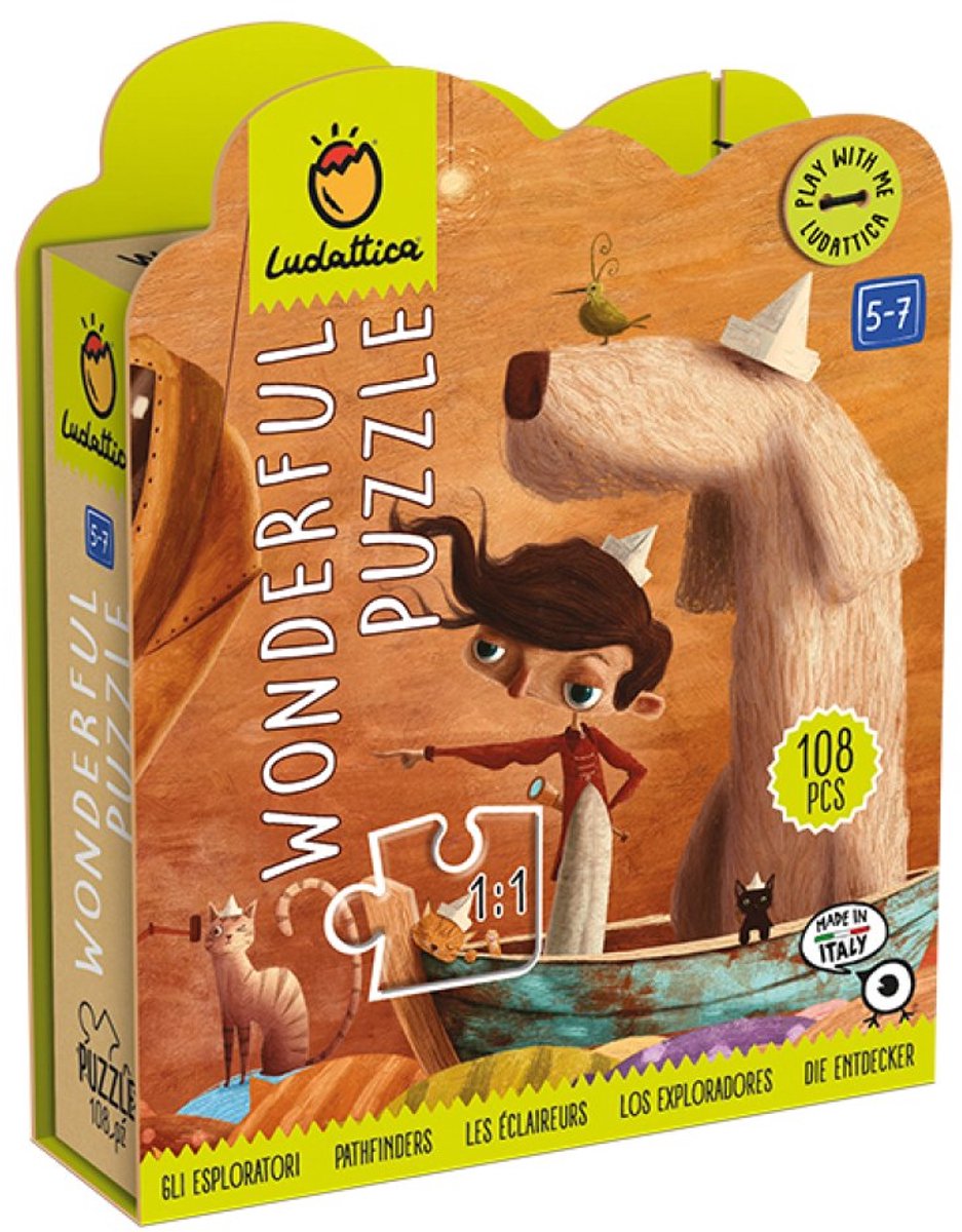 Ludattica Legpuzzel Padvinders Junior 21 X 27 Cm 108 Stukjes