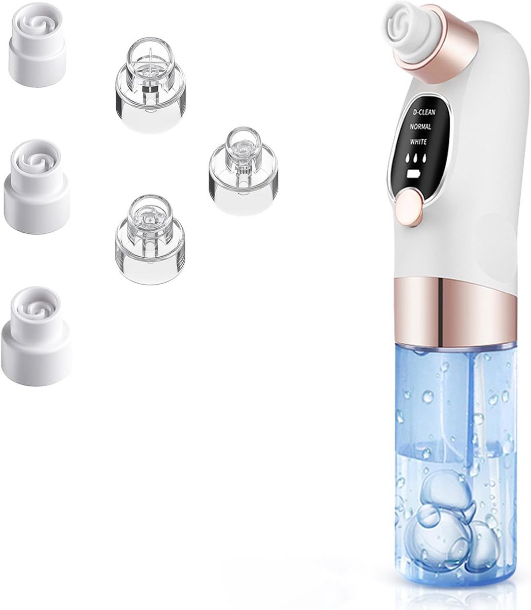 Poriënreiniger Vacuüm met Hydratatiefunctie - Blackhead Remover USB Oplaadbaar