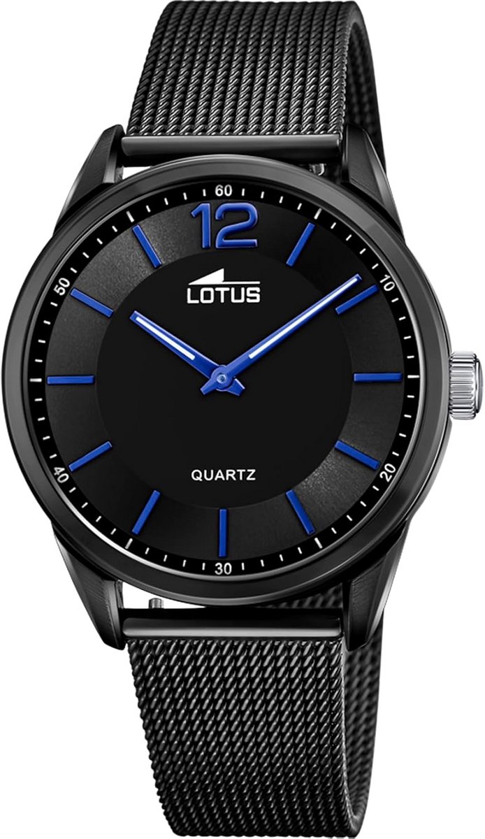 Minimalistisch Herenhorloge Zwart Roestvrij Staal