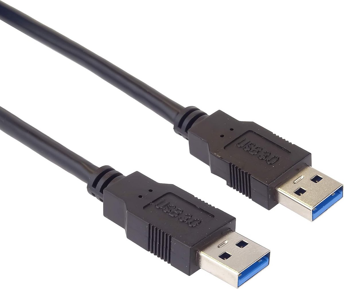 USB 3.0 Verbindingskabel SuperSpeed 5 Gbit/s 3 Meter Zwart