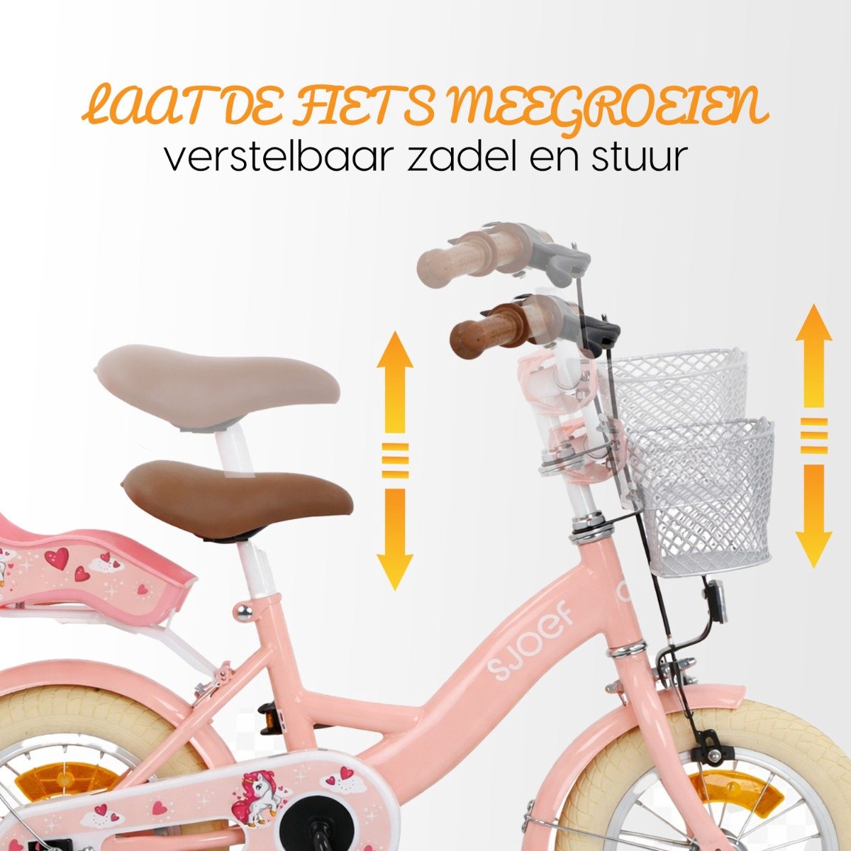SJOEF Dolly Meisjesfiets 12 inch