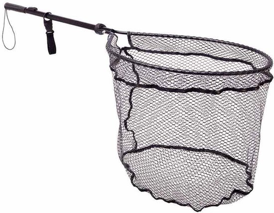 Visnet - Schepnet Opvouwbaar - Roofvis Vangen - Met Lock Systeem - 72 cm - Zwart — afbeelding 5