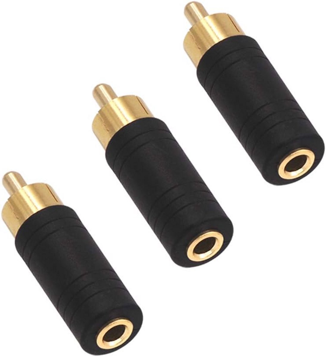 RCA naar 3.5mm Jack Audio Adapter Mono Verguld
