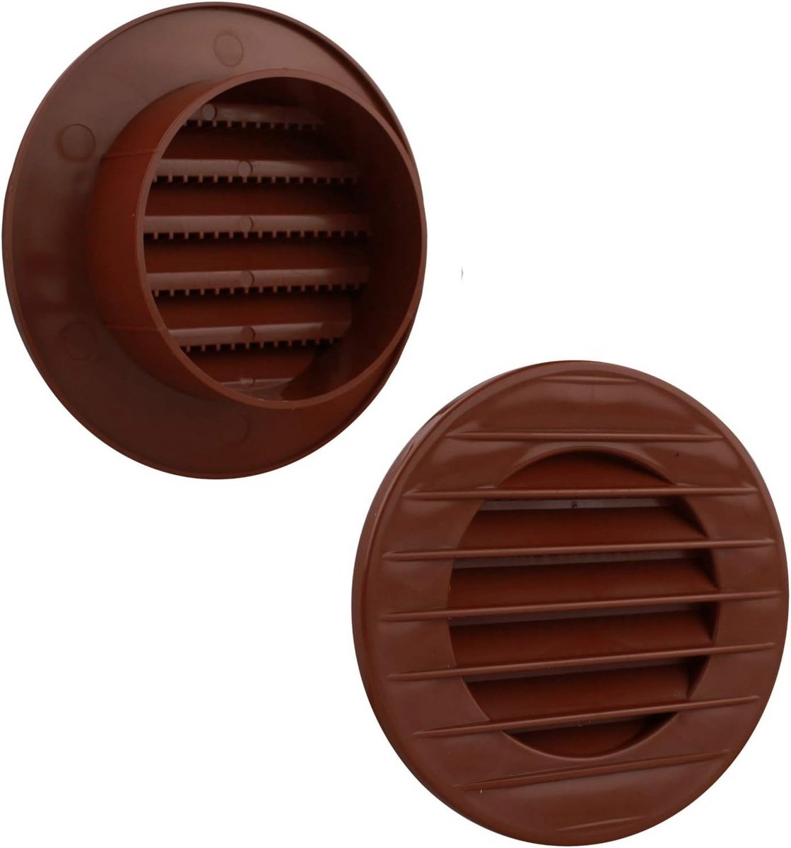 Rond Ventilatierooster met Insectengaas in Diverse Kleuren en Maten