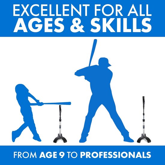 Professionele Slagtrainings Tee voor Honkbal en Softbal - Verstelbaar en Extra Stabiele Basis — afbeelding 2