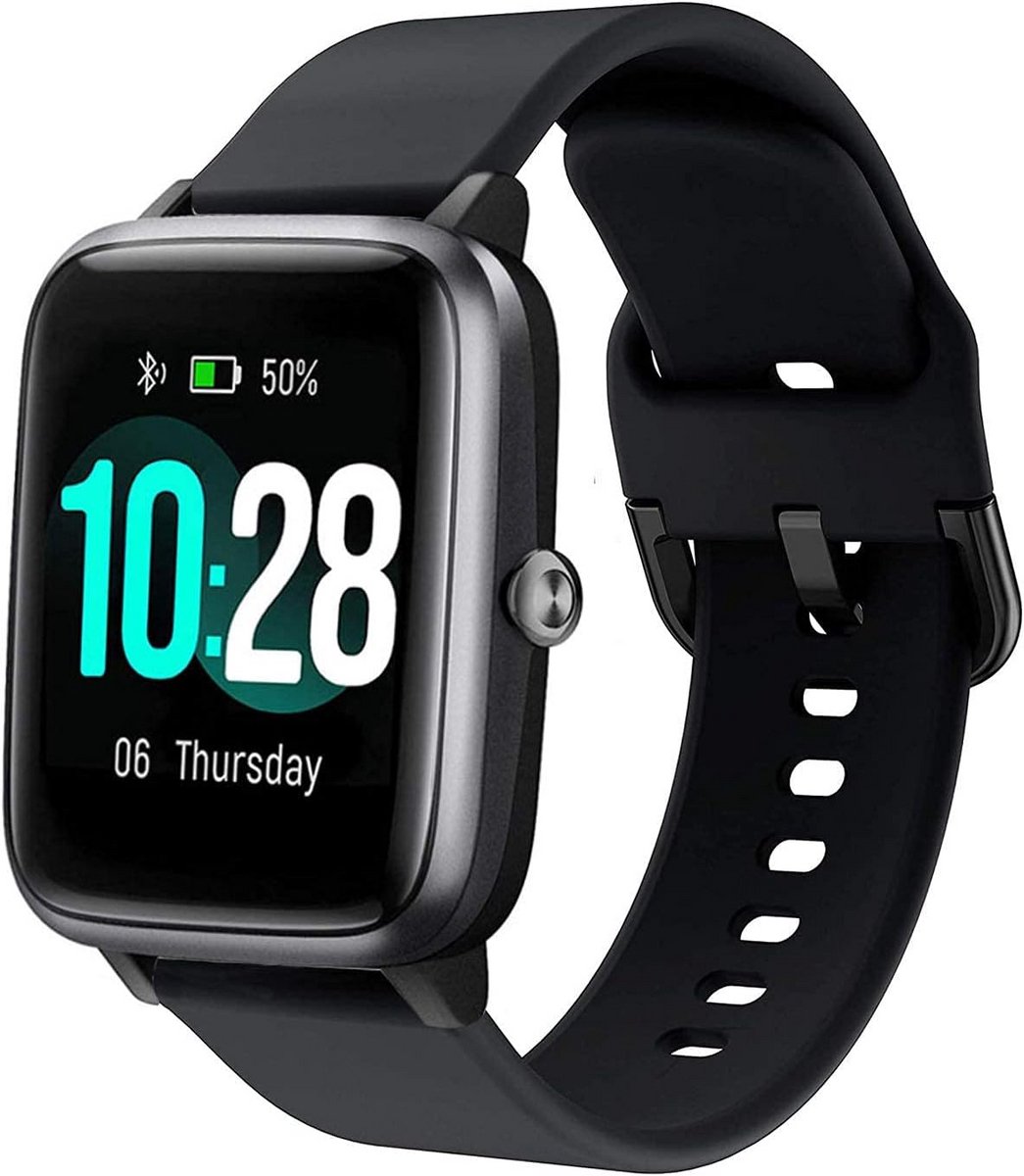 19mm Siliconen Horlogeband Geschikt voor Smartwatches zoals ID205L en Meer