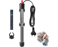Aquarium Verwarmer 300W - 100-240L - Verstelbare Temperatuur met Thermostaat - Verdikt Kwartsglas - 1 Stuk