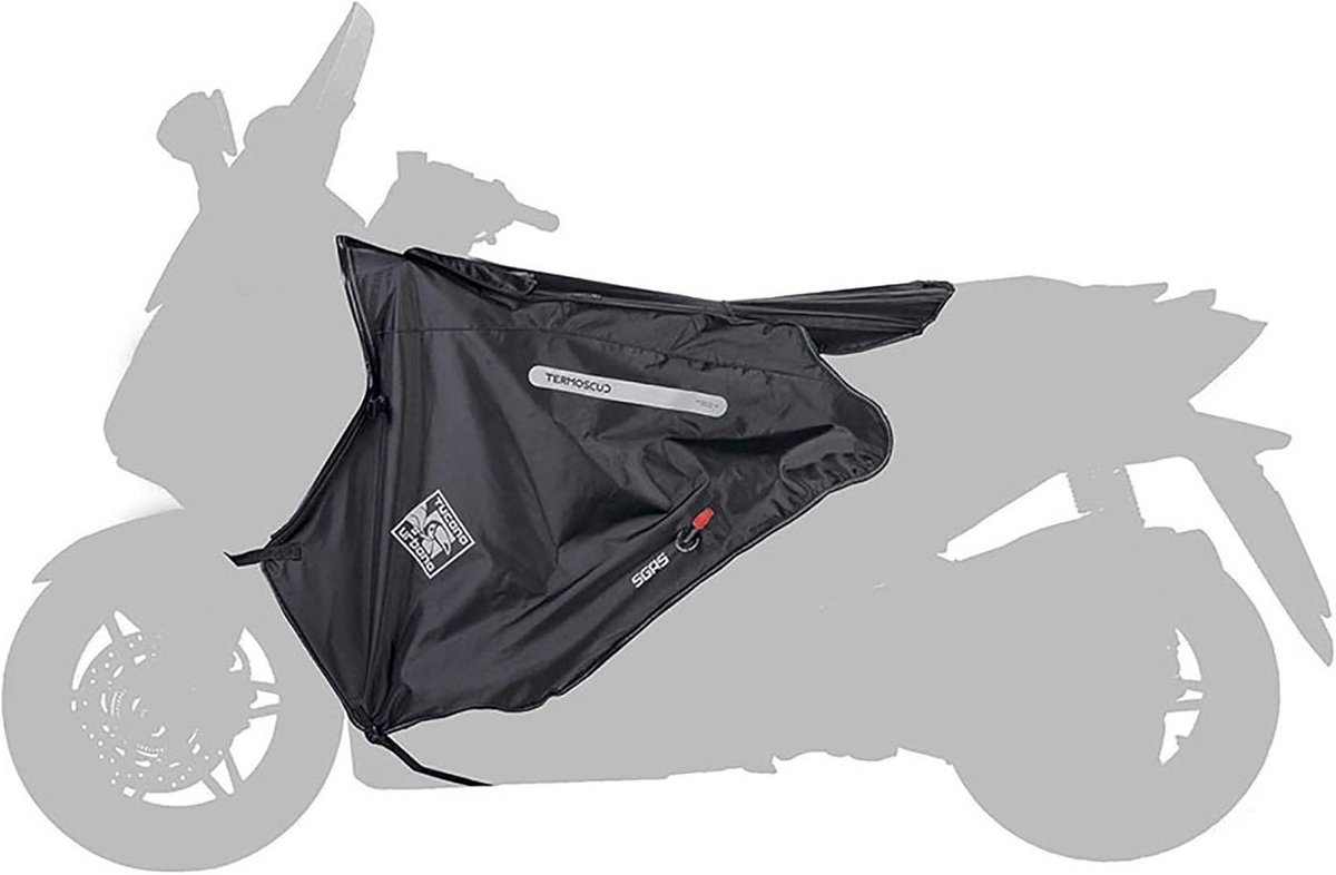 Harnas voor Motorscooter Voetbescherming Warmtebeschermer Zwart
