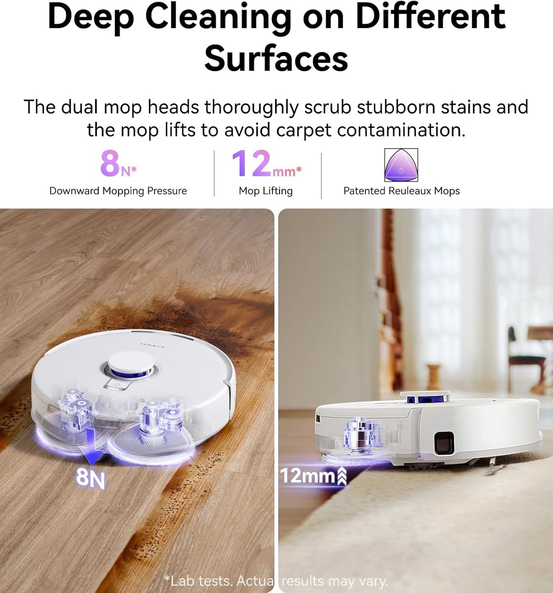 NARWAL Freo Z10 Robotstofzuiger met Zelflediging en 15,000Pa Kracht - afbeelding 3