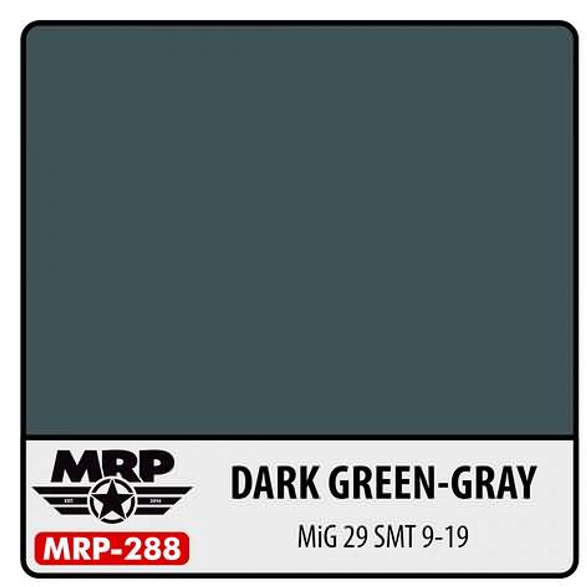 Mr. Paint MRP-288 - Dark Green Grey MIG 29 SMT – 30 ml verf voor Airbrush & Detailwerk