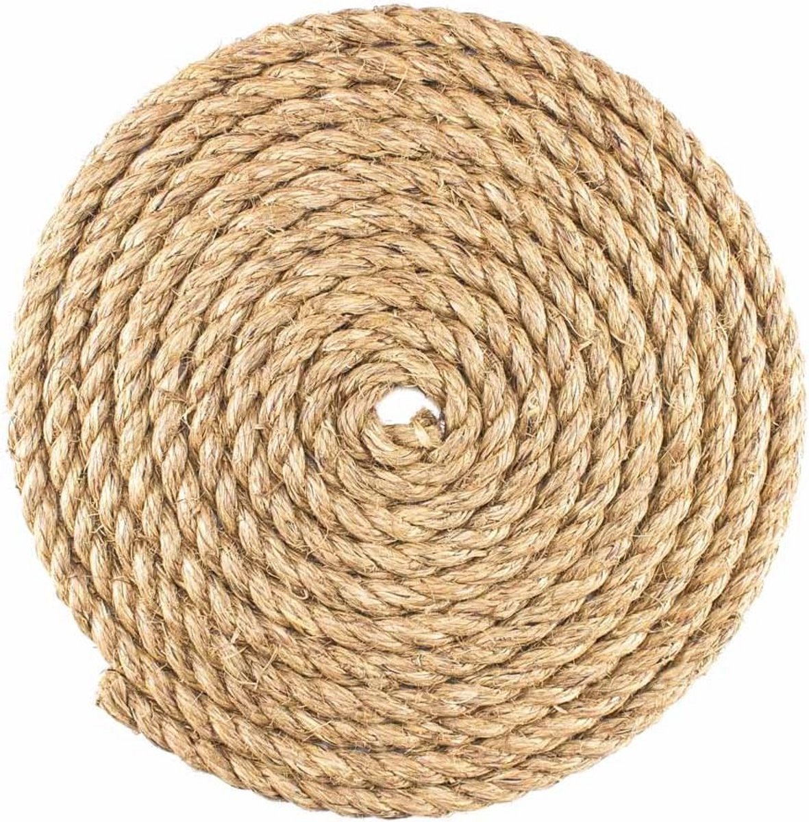 Natuurlijk Hennep Touw 3 Strand Gedraaid voor Buiten en Decoratie