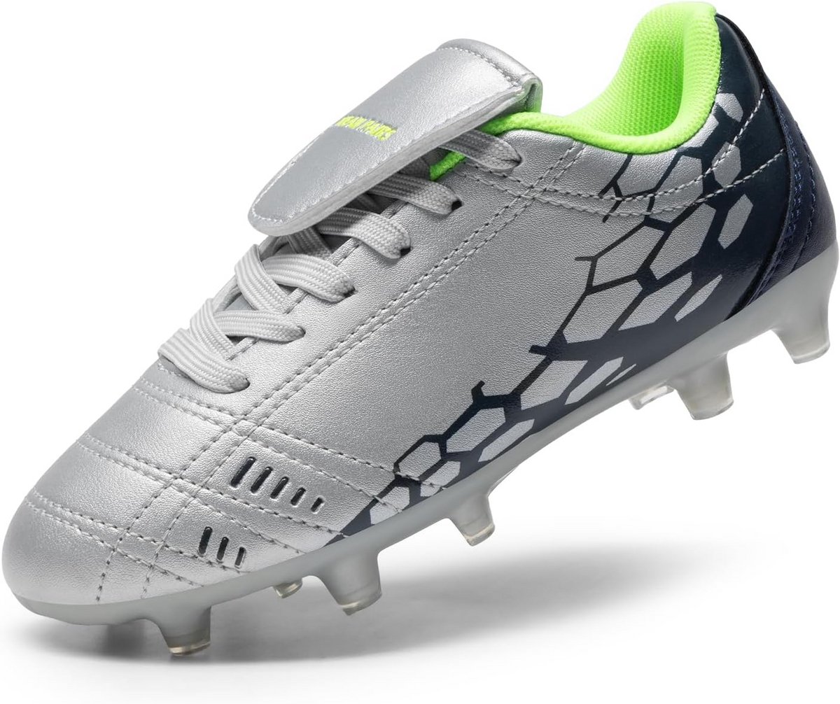 Voetbalschoenen voor Jongens en Meisjes met Noppen voor Zachte Graszoden