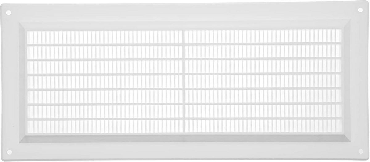 Rechthoekig Ventilatie Anemoon Rooster 130x300mm met Gazen Voor Binnen en Buiten