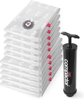 Set 10 x Vacuüm opbergzak met handpomp