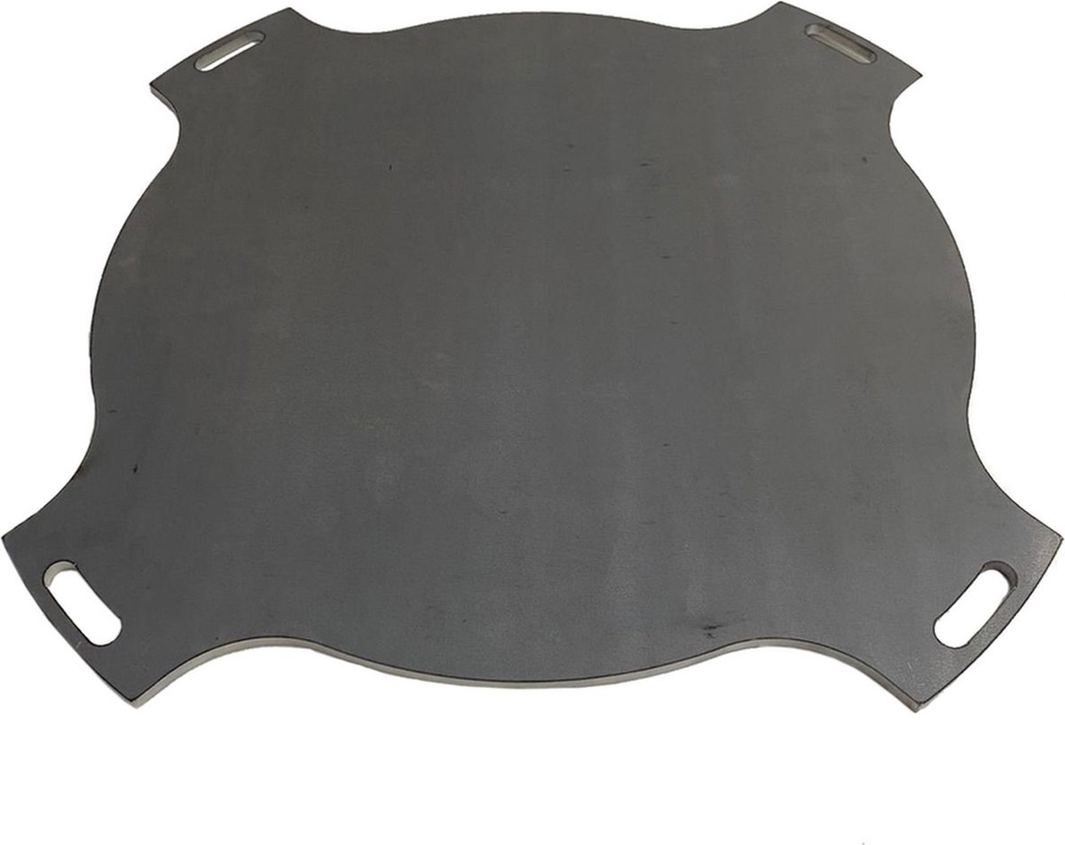 Yakiniku - BBQ Accessoire Kamado 22 inch XL Bakplaat - Roestvast Staal - Zwart -