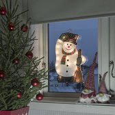 Konstsmide Sneeuwpop - 2D kerstfiguur - Wit - 46cm hoog - IP20