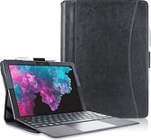 Extra luxe Microsoft Surface Pro 3/4/6/2017 case met sleepcover en opbergruimte, business kwaliteit hoes met handige slaap functie